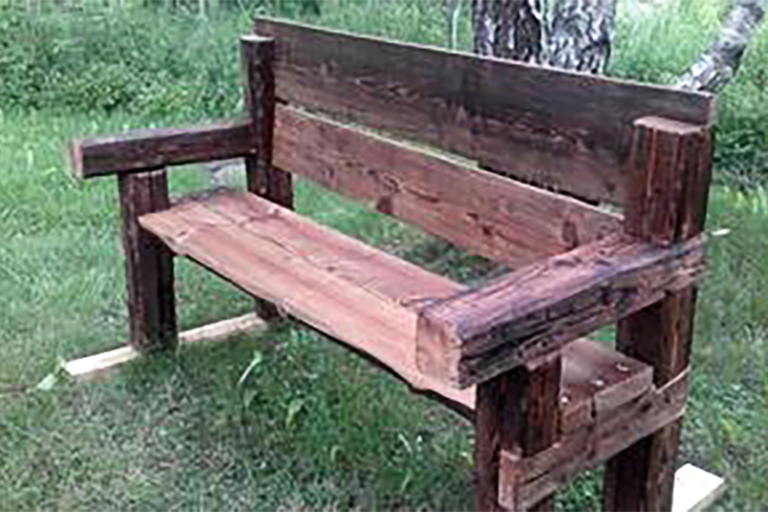 Restauration Gartenbank